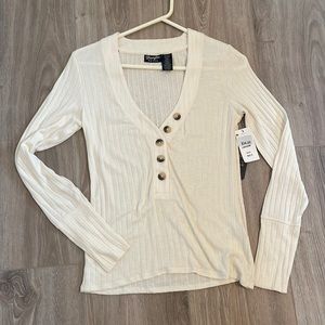 NEW Wrangler Retro Small white Long Sleeve shirt